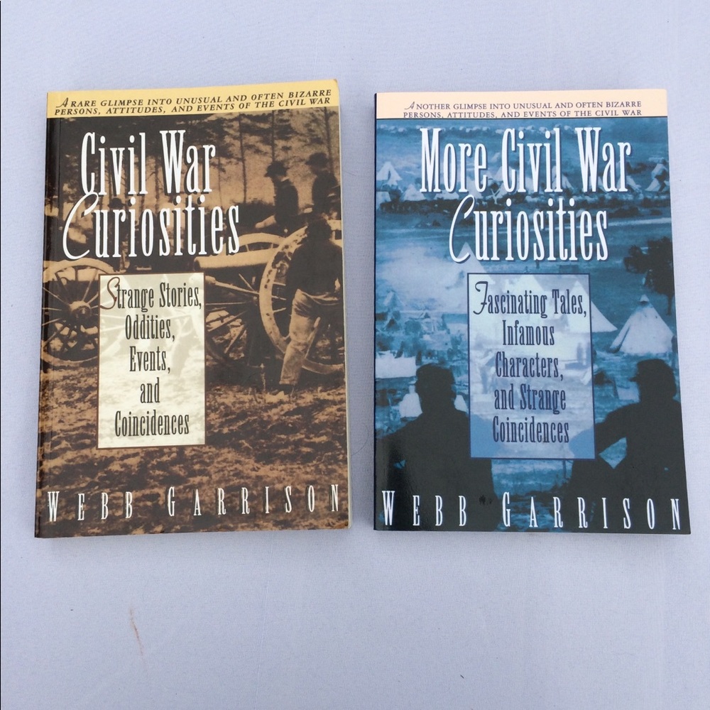 Civil war curiosities two Books by  Webb Garison